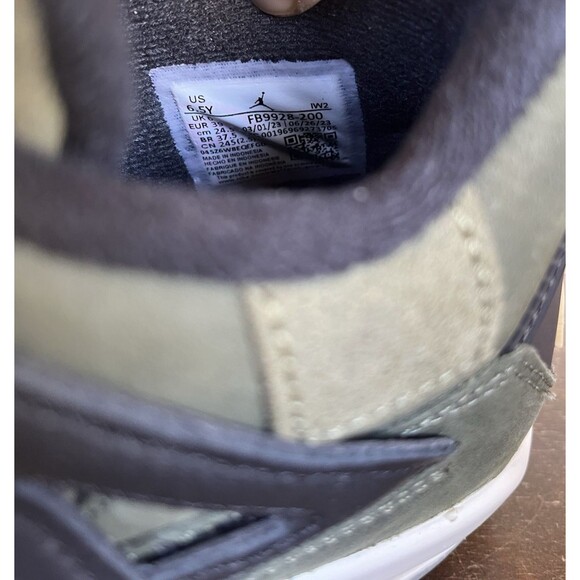 Nike Air Jordan 4 Retro SE Craft Medium Olive Size 6.5Y/Women’s Sz 8 FB9928-200 - Picture 11 of 11